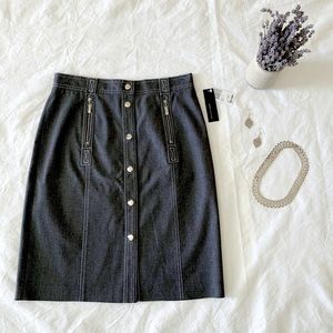 Grace Dane Lewis Denim Pencil Skirt